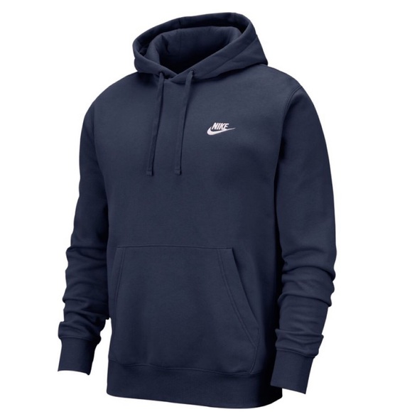 Nike Other - Nike Sportswear Club Navy Fleece Pullover Hoodie